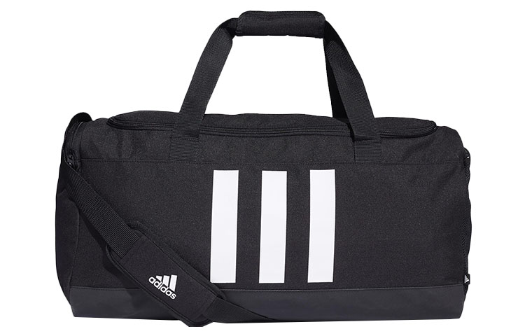 

Adidas Дорожная сумка из хлопка, спортивная сумка, сумка через плечо, сумка-мессенджер, обычная, унисекс, черная