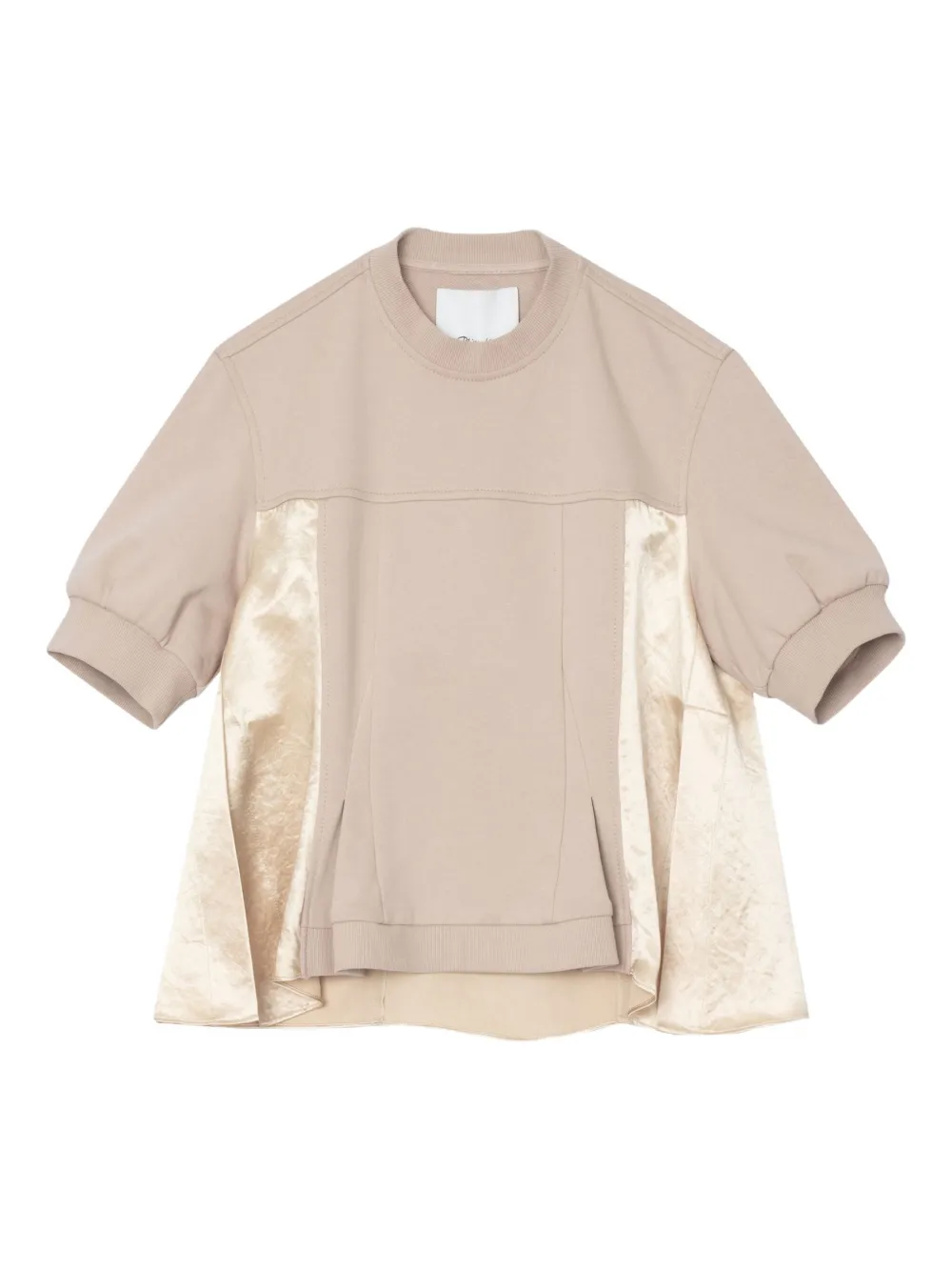 

Футболка со вставками 3.1 Phillip Lim, нейтральный