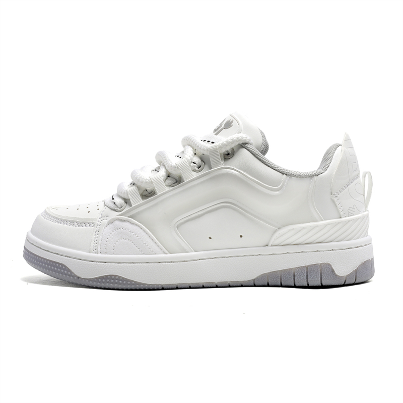 

SUPEREDGE Скейтерские кросcовки унисекс с противоскользящей и износостойкой подошвой, низкие, белые, цвет White