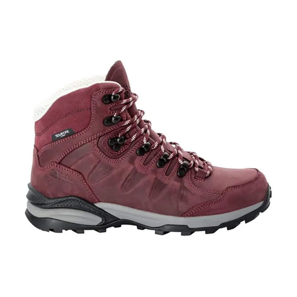 

Треккинговые ботинки Jack Wolfskin Refugio Prime Texapore Mid, розовый