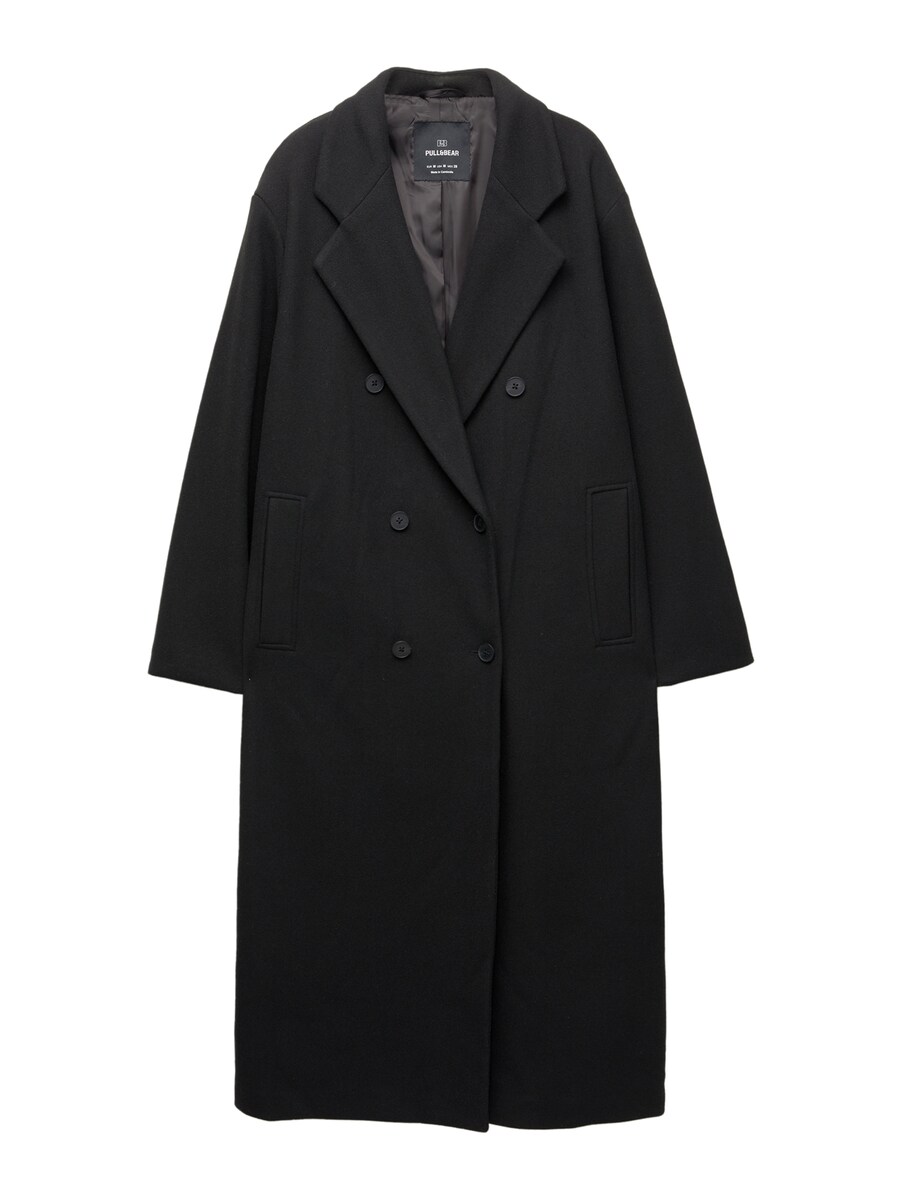 

Пальто межсезонное Pull&Bear, черный