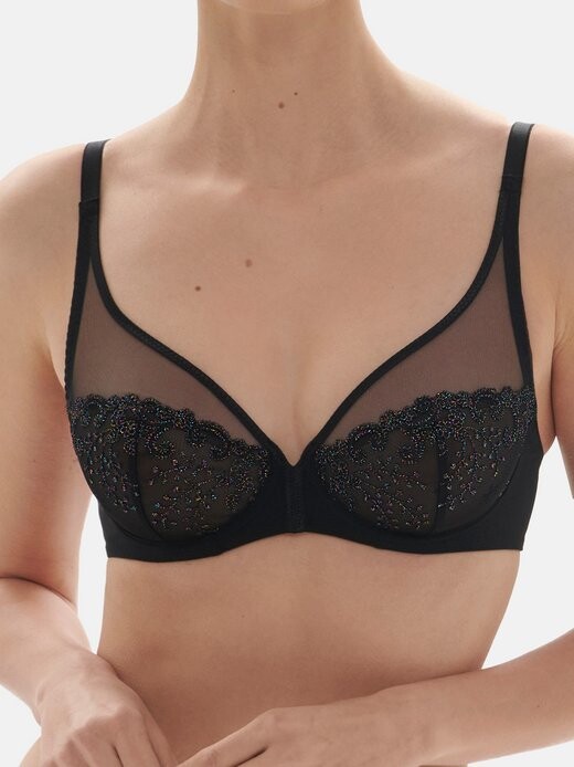 

Треугольный бюстгальтер деликатес Simone Perele, черный