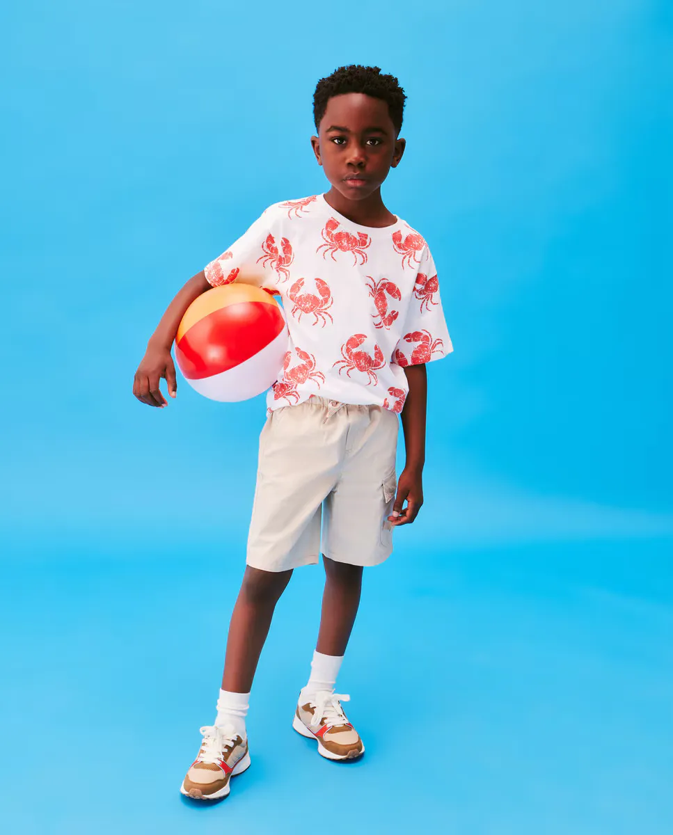 

Бермуды детские поплин Kids El Corte Inglés, бежевый