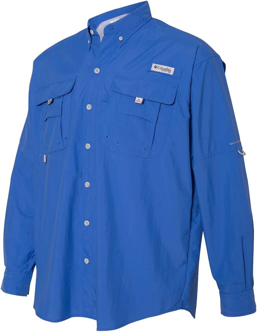 

Columbia Мужская рубашка PFG Bahama II с длинным рукавом, Marine Blue