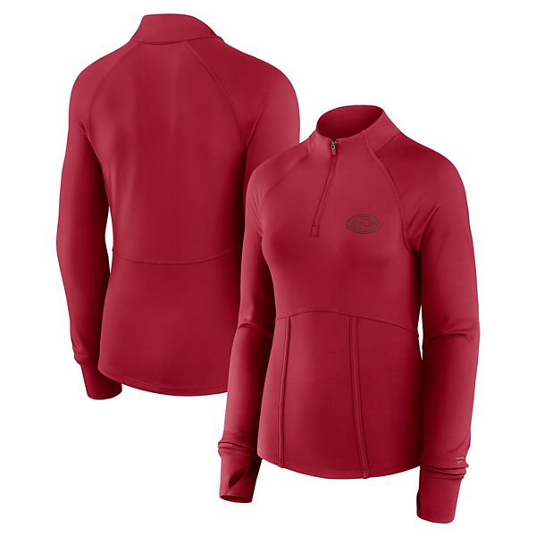 

Женская куртка scarlet san francisco 49ers elements quarter-zip Fanatics
