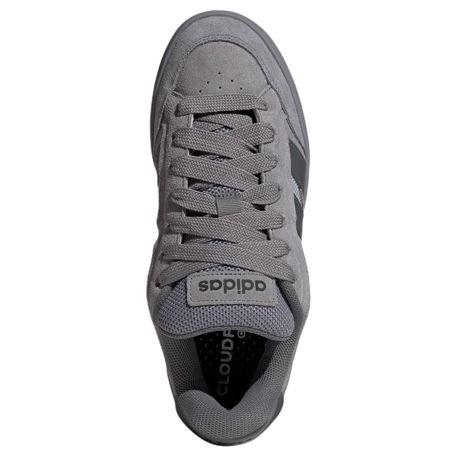 Grand Court Alpha скейтборд обувь унисекс Adidas, серый — фото 4
