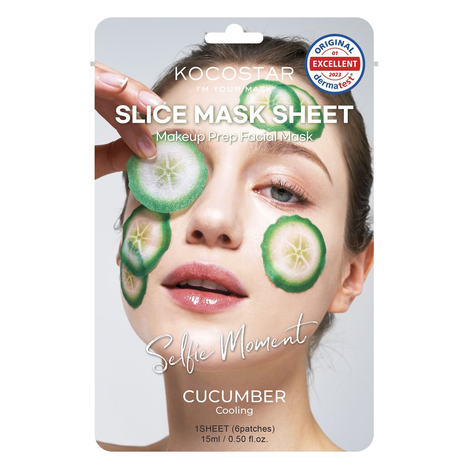 

Маска для лица из огурца Kocostar Slice Mask Sheet, 15 мл