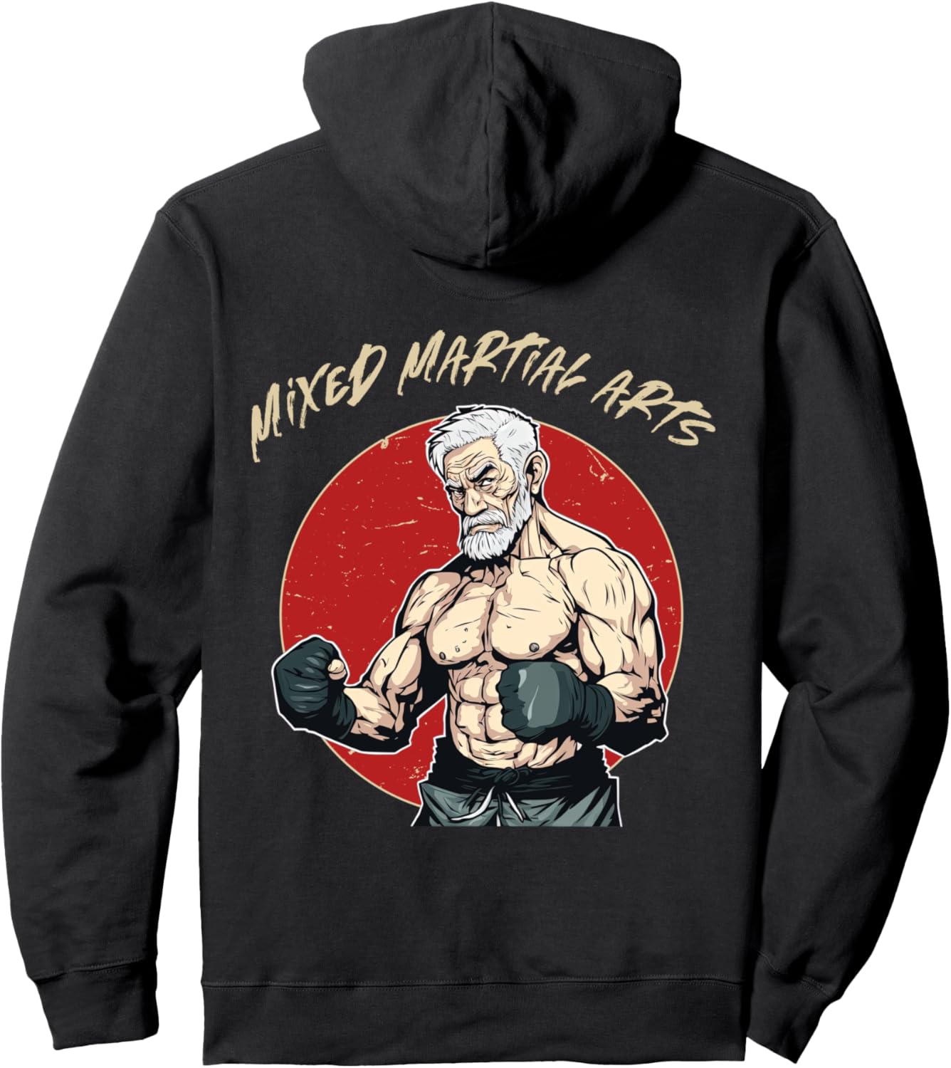 

Папа-боец из клетки - Худи для папы-бойца ММА Senior Mma Fighter - Grandpa Mma Hoodie & Pullover, черный