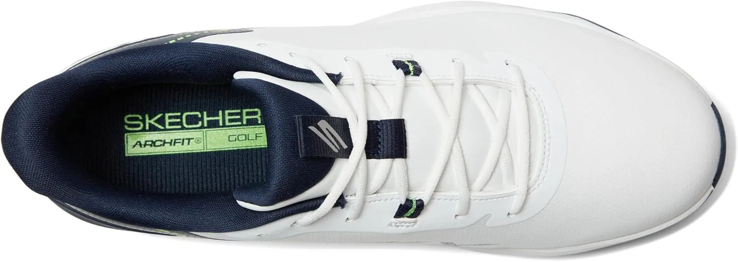Кроссовки Skechers Herren Go Golf Vortex RivalSneaker, White Navy — фото 2