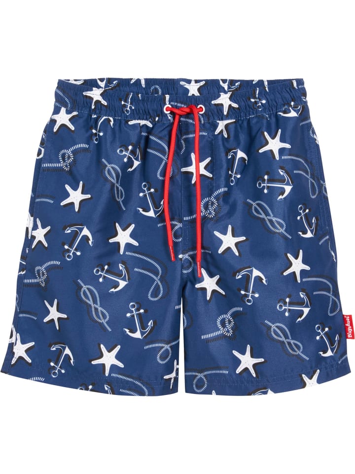 

Пляжные шорты в морском стиле темно-синего цвета Playshoes