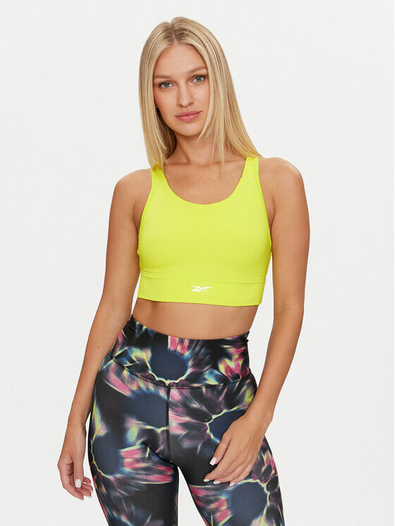 

Топ приталенного кроя Reebok, зеленый