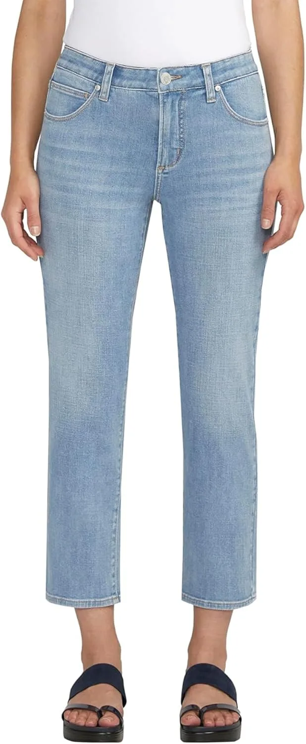 

Jag Jeans Women's Ruby Mid Rise Straight Cropped