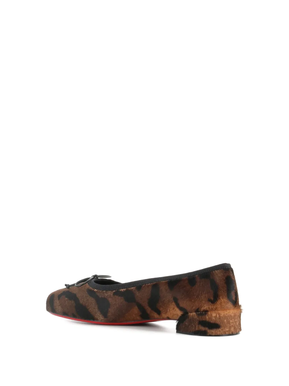 Туфли-лодочки из кожи с анималистичным принтом Christian Louboutin, коричневый — фото 3