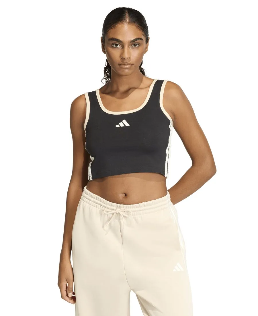 Женская спортивная майка Stadium Sportswear Adidas, черный/crystal linen/off белый