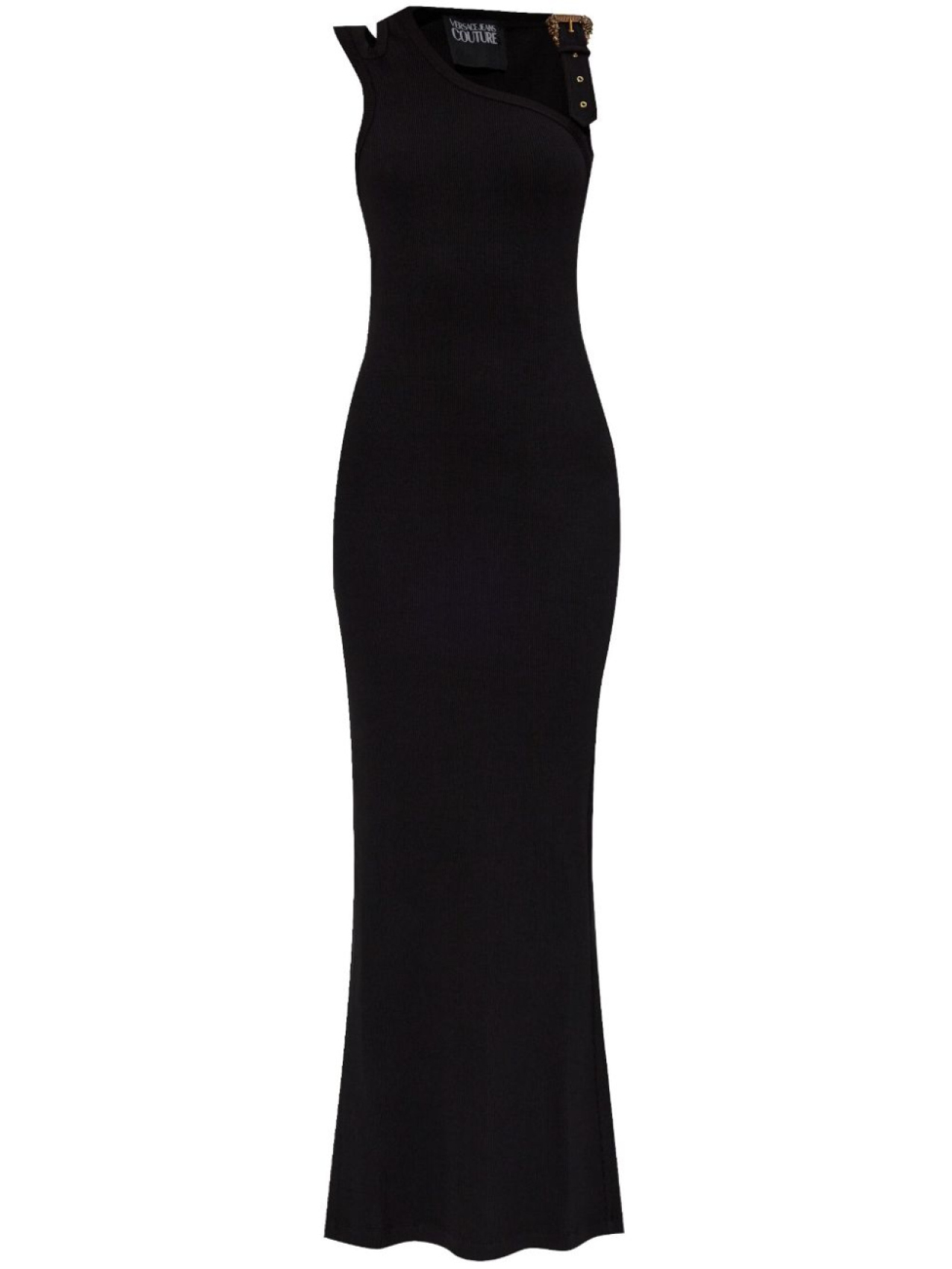 

Versace Jeans Couture платье макси с вырезом, черный