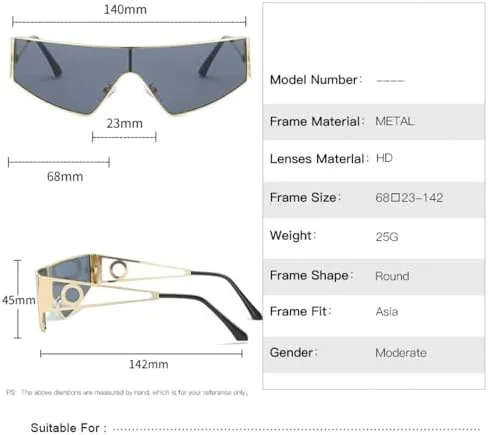 

Солнцезащитные очки-щитки для женщин и мужчин, очки с градиентными линзами из поликарбоната, оправа из сплава и металла, защита от ультрафиолета UV400 MTZJH, 1