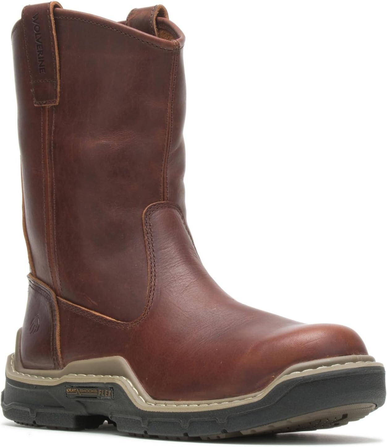 Мужские ботинки Wolverine Raider DuraShocks Wellington с композитным носком, 25 см, Peanut 9.5 — фото 2