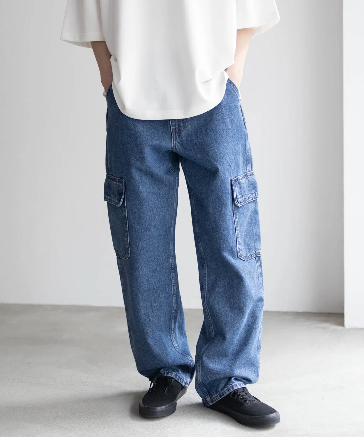 Штаны карго свободные Levi's 568 Loose Cargo, синие — фото 3