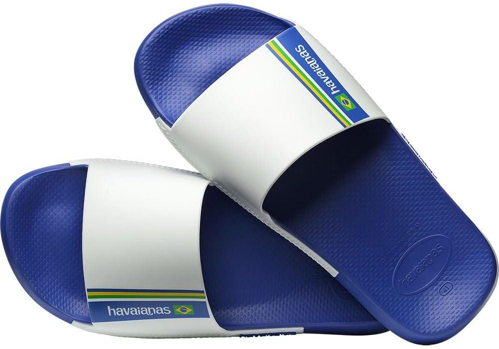 Сандалии Havaianas Slide Brazil унисекс, синий — фото 4