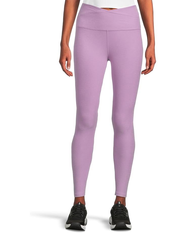 

Брюки Beyond Yoga Spacedye At Your Leisure High Waisted Midi Leggings, цвет Lilac Petal Heather
