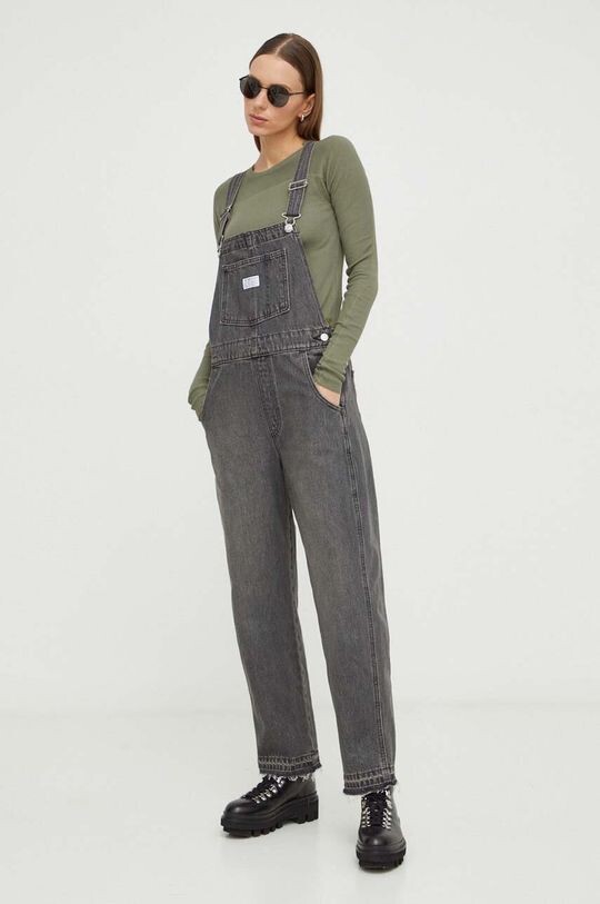 

ВИНТАЖНЫЙ КОМБИНЕЗОН джинсовый комбинезон Levi's, серый