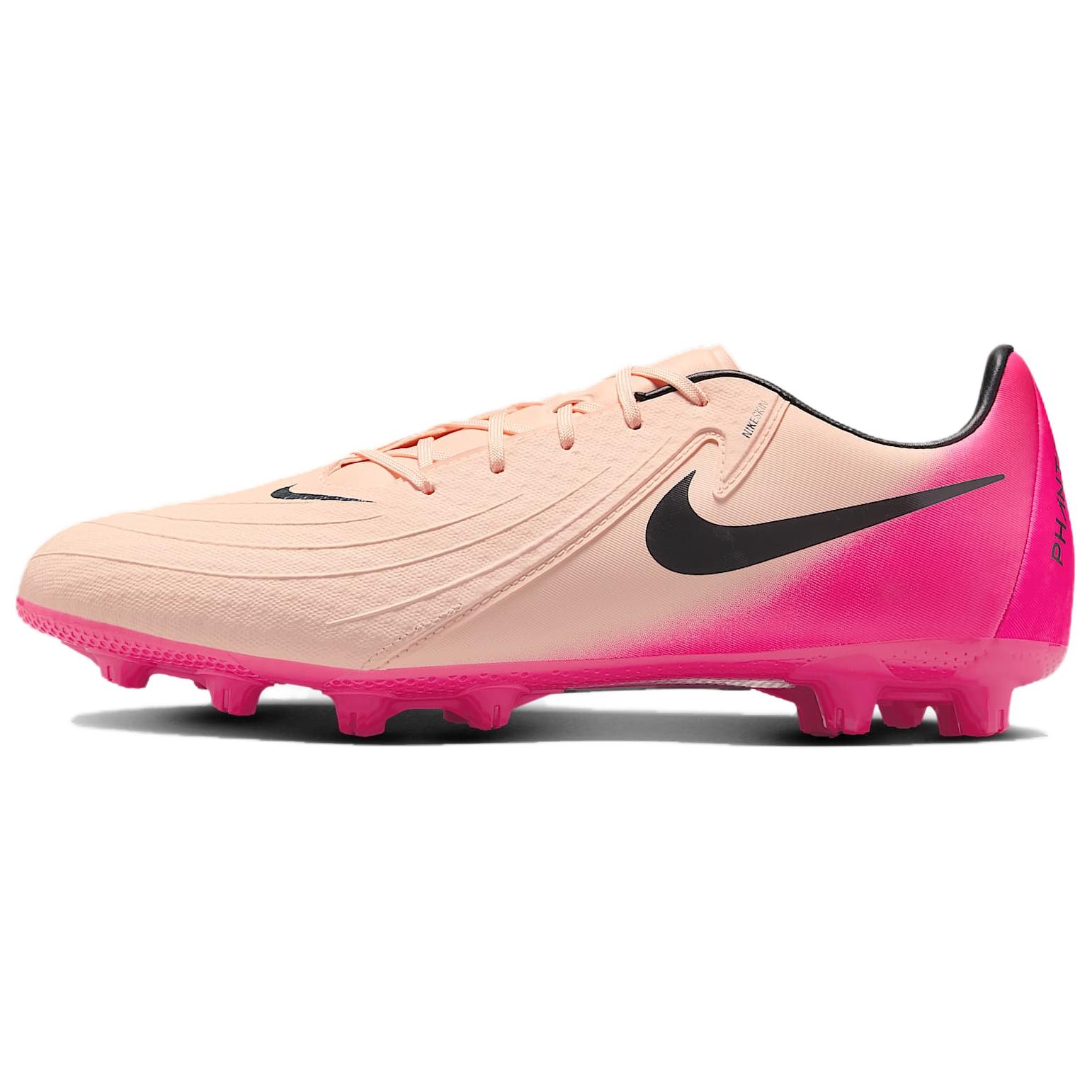 

Nike Футбольные бутсы Phantom GX 2 Academy HG для твердых грунтов, износостойкие, антискользящие, мужские, розовые