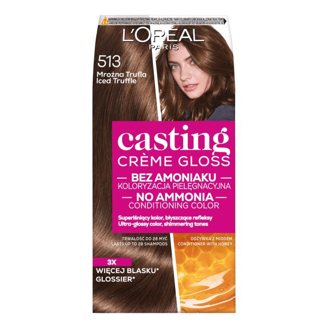 

L'Oreal кастинг краска для волос L'oreal Paris, цвет 513 iced truffle