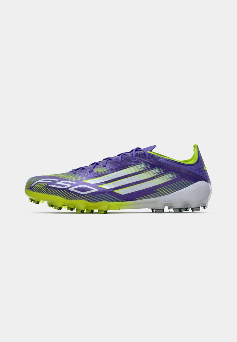 Кроссовки Adidas Performance F50 ELITE ARTIFICIAL GROUND FOOTBALL BOOTS, Purple Rush White Lucid Lemon/Purple — фото 2