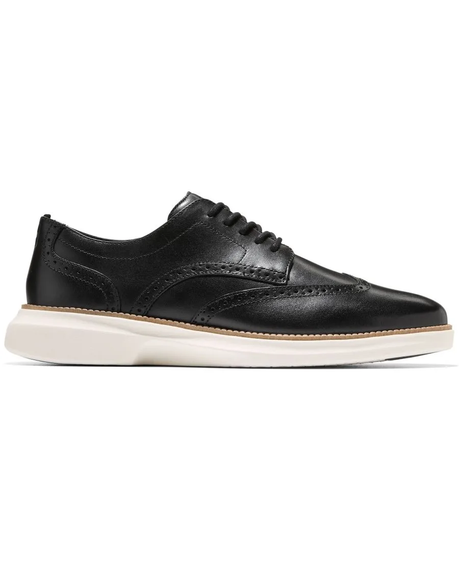 Мужские оксфорды Grand Shadowlite с перфорацией и шнуровкой Cole Haan, черный/айвори — фото 2