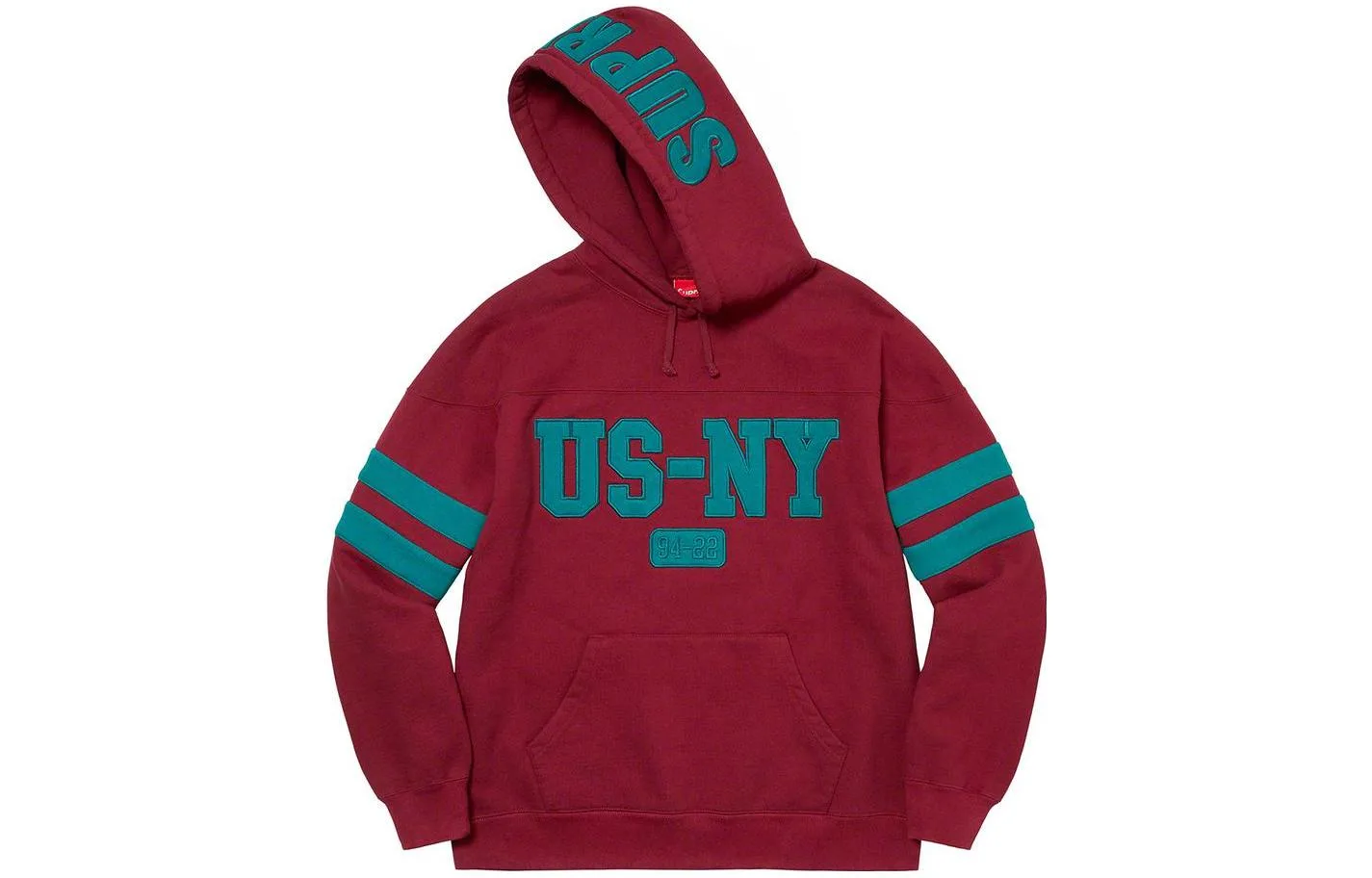 Худи из хлопка US-NY Supreme, Gray (Ash Grey) — фото 3