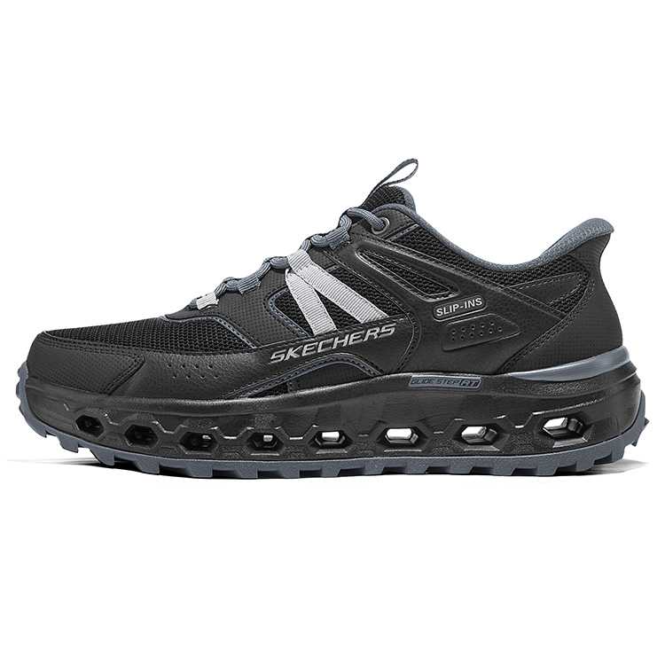

Skechers GLIDE STEP AT Низкие повседневные туфли мужские черные