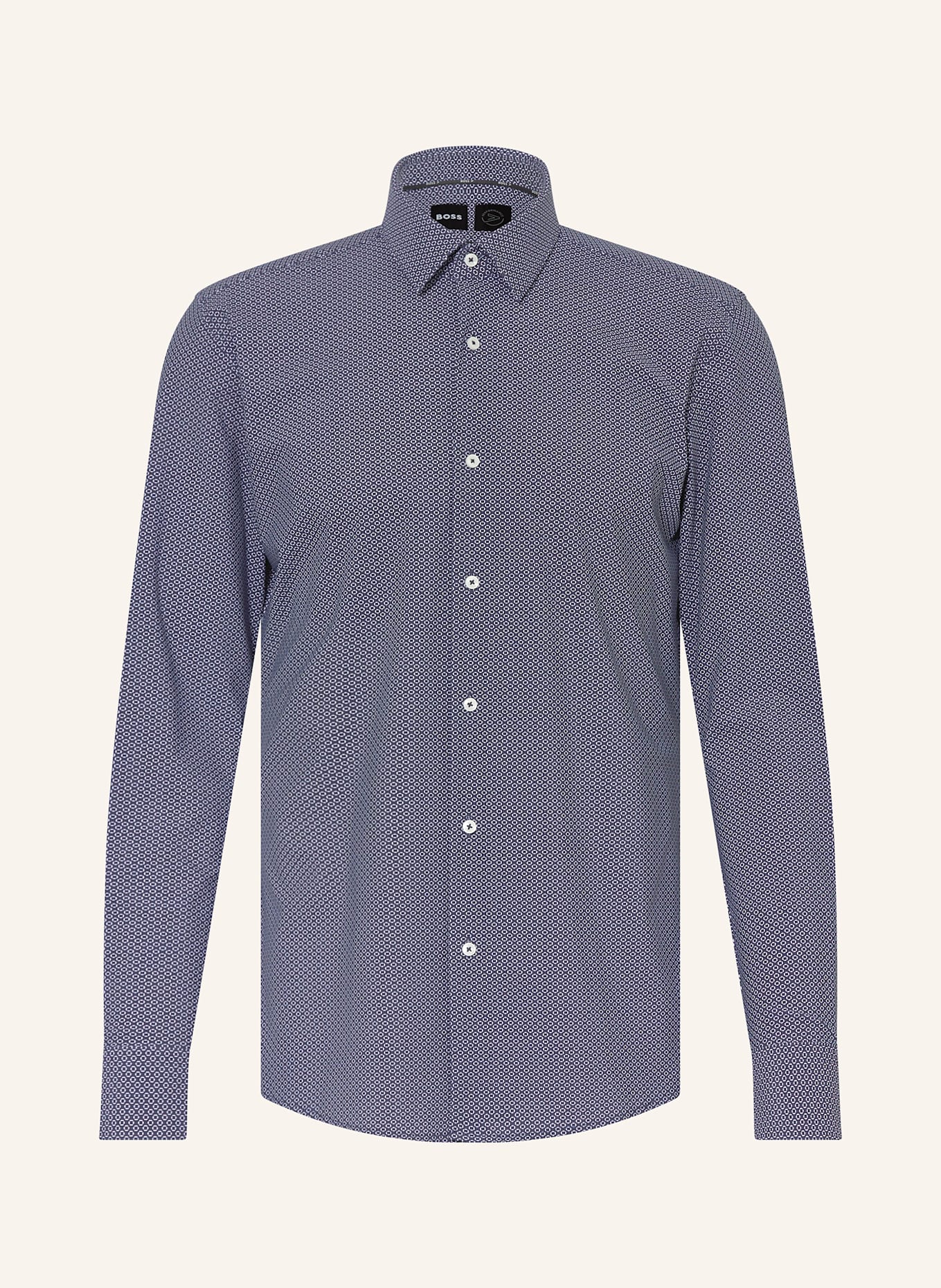 

Рубашка Hank slim fit Boss, синий