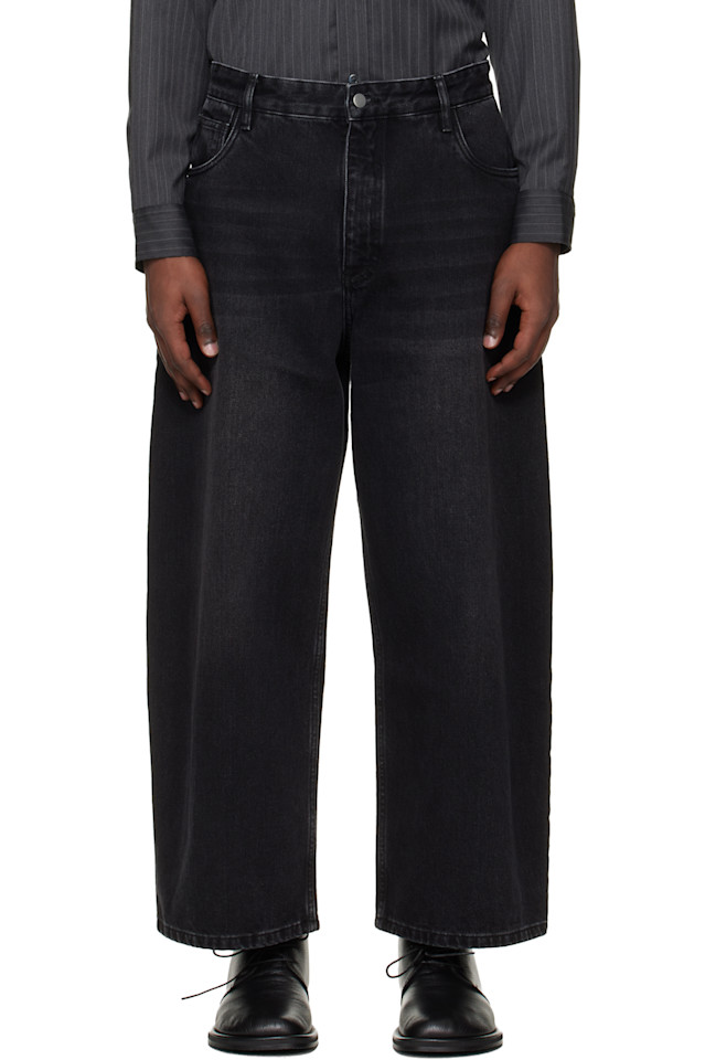 

Studio Nicholson Черные джинсы Паоло