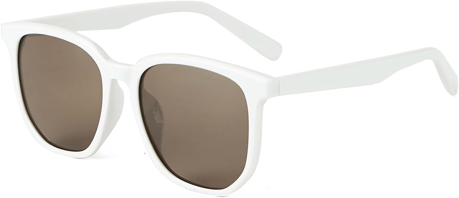 

Солнцезащитные очки J&L Glasses поляризованные квадратной формы для женщин и мужчин, винтажные классические квадратные солнцезащитные очки, модный дизайнерский стиль J&L Glasses, White/Brownish