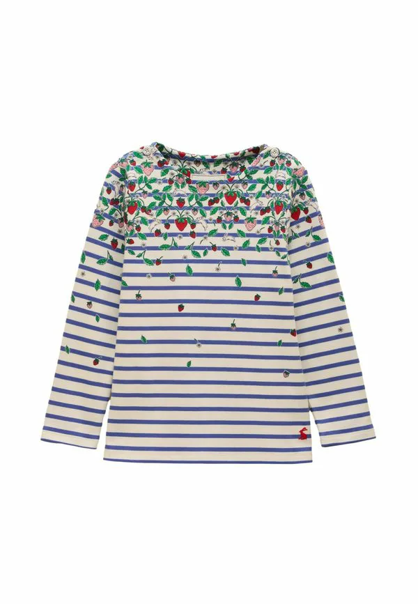 Рубашка с длинными рукавами прямого кроя в портовом стиле Joules, Blue Strawberry