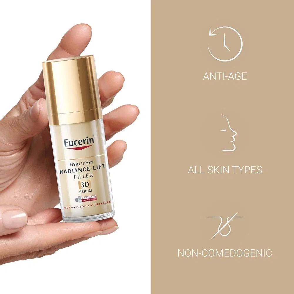 Сыворотка Eucerin — Антивозрастная для лица «Hyaluronic Filler + Elasti.» от, 40 мл — фото 4