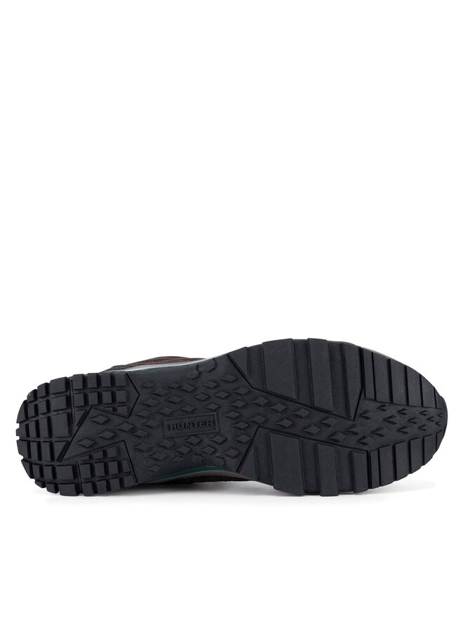 Мужские ботинки Hunter MASON MID HIKER WP с сетчатыми вставками, коричневый — фото 4