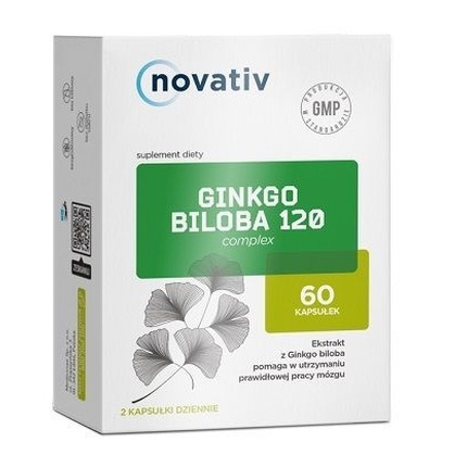 

Novativ Ginkgo Biloba 120 Complex - 60 капсул Longlife