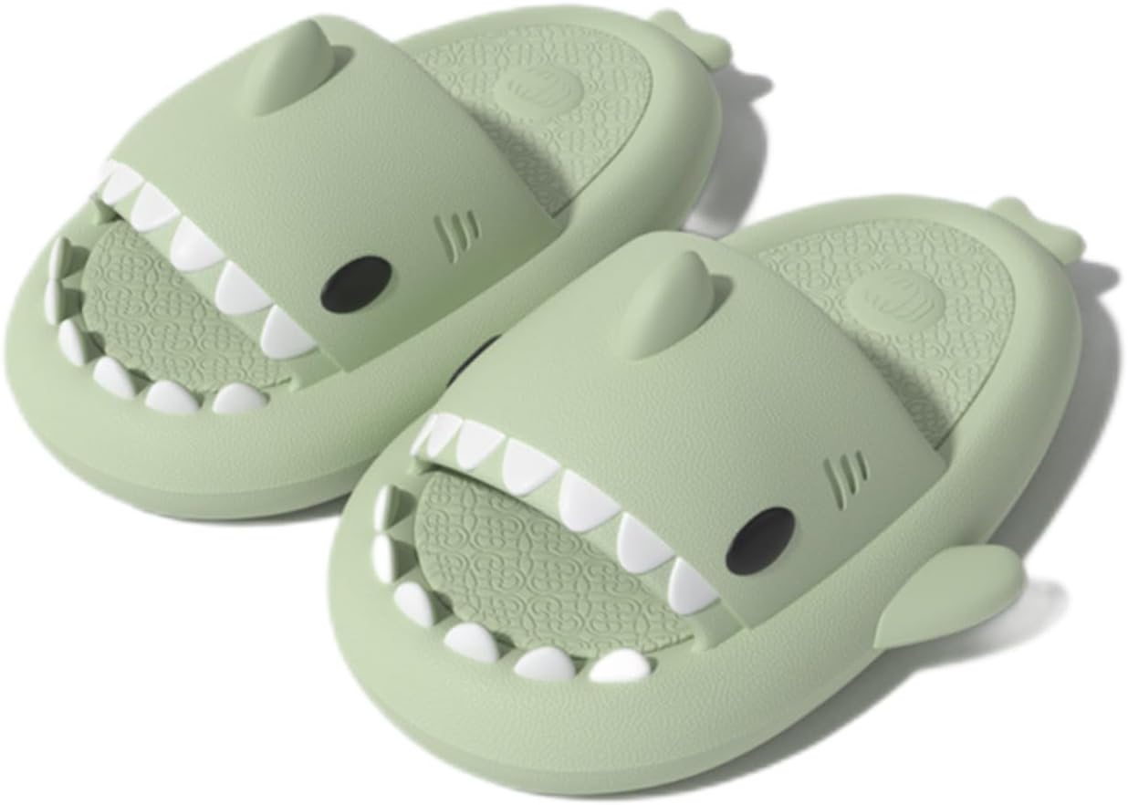 

Унисекс сандалии с изображением акулы, оригинальные улучшенные, противоскользящие, быстросохнущие, для женщин и мужчин, светло-голубые, размер универсальный 6-13 Generic