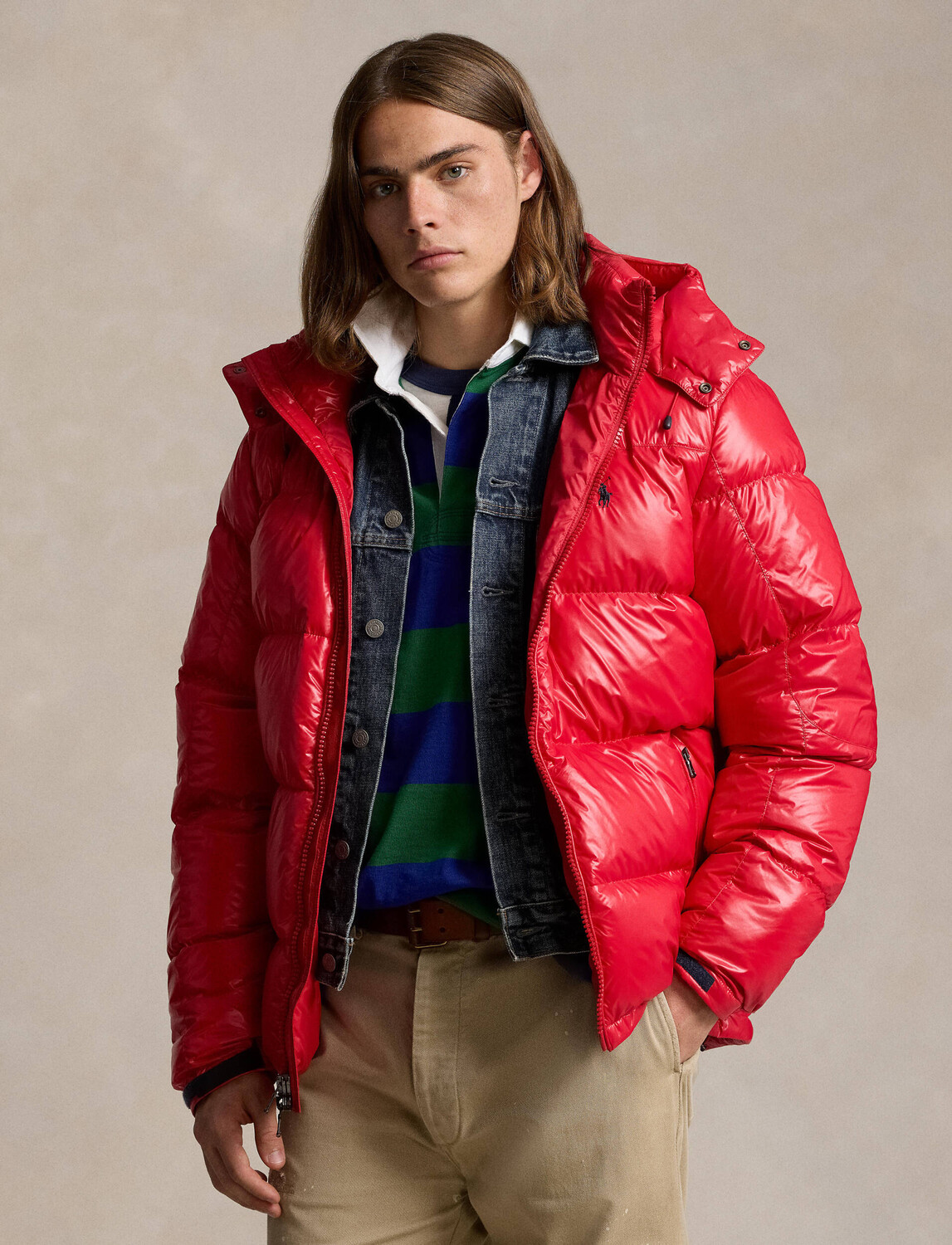 

Куртка POLO RALPH LAUREN Regular Fit, красный