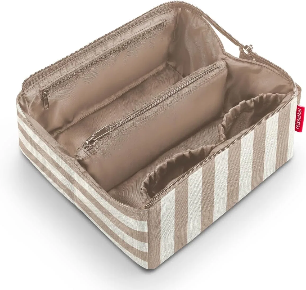 Косметичка «Summerstripes Coffee Boxy» от reisenthel Reisenthel, Summerstripes Coffee — фото 3