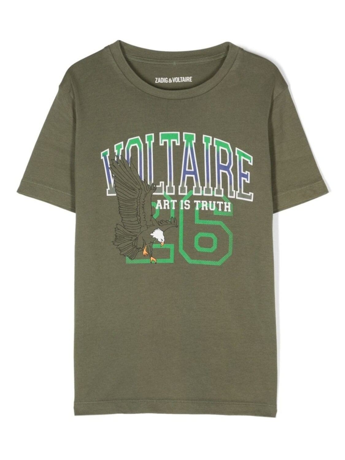 

Zadig & Voltaire футболка с логотипом, зеленый