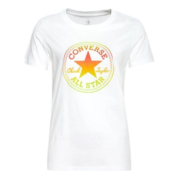 

Футболка ombre chuck patch crew t-shirt 'white yellow' Converse, белый