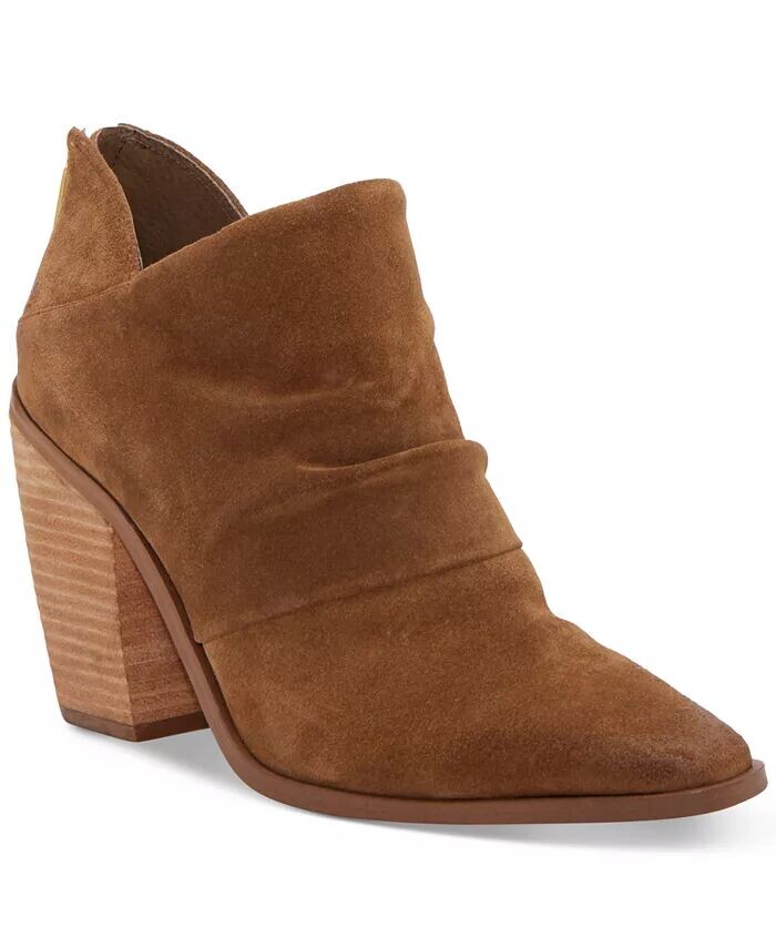 

Женские ботильоны Ainsley со сборками до щиколотки Vince Camuto, коричневый