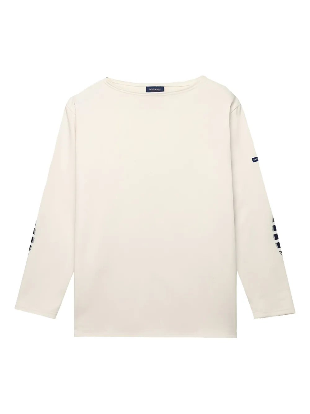 

Футболка с полосатыми вставками Saint James, кремовый