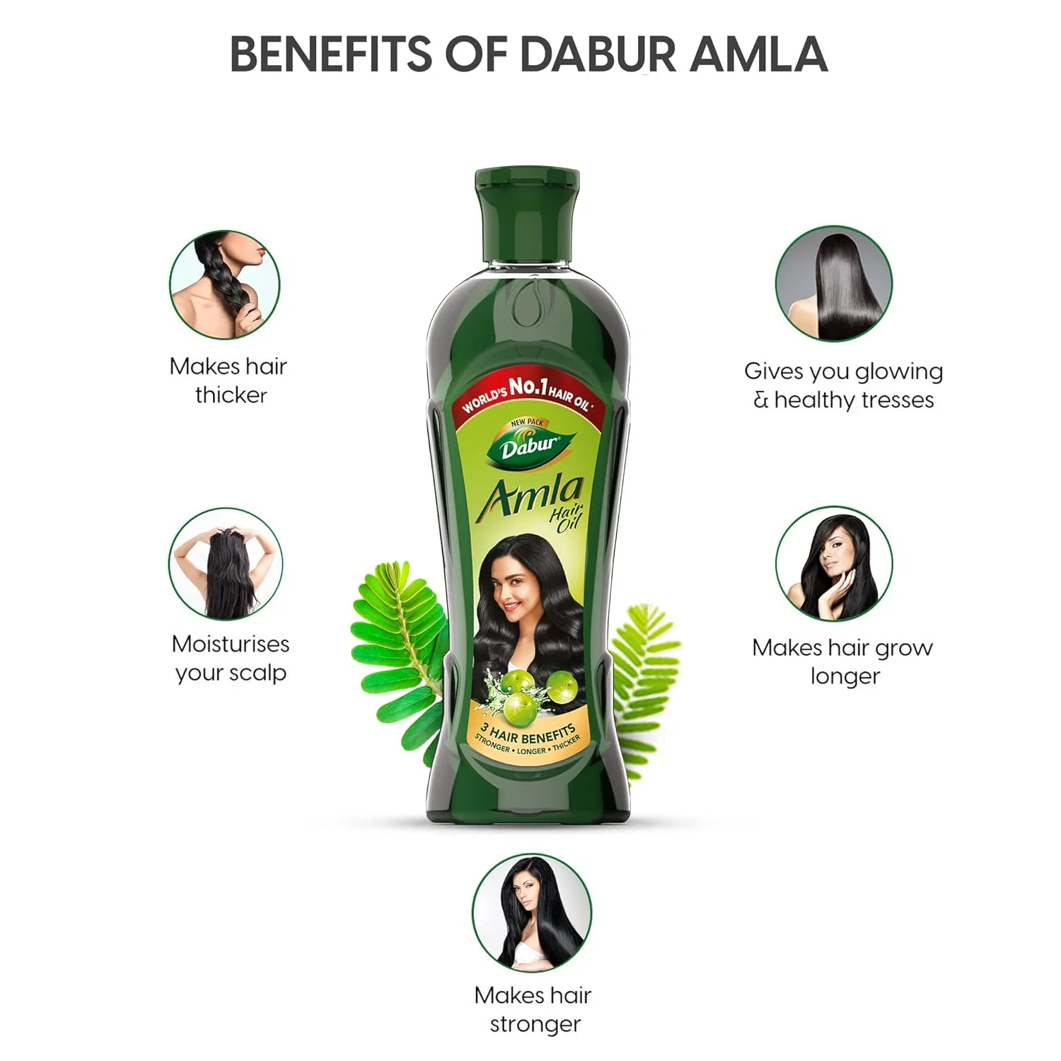 Масло для волос амла «Amla Hair Oil» 450 мл от Dabur Dabur — фото 4