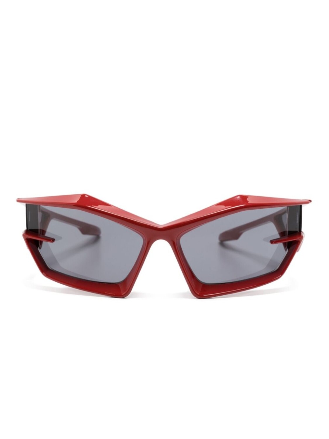 

Givenchy Eyewear солнцезащитные очки-маска Giv Cut, красный
