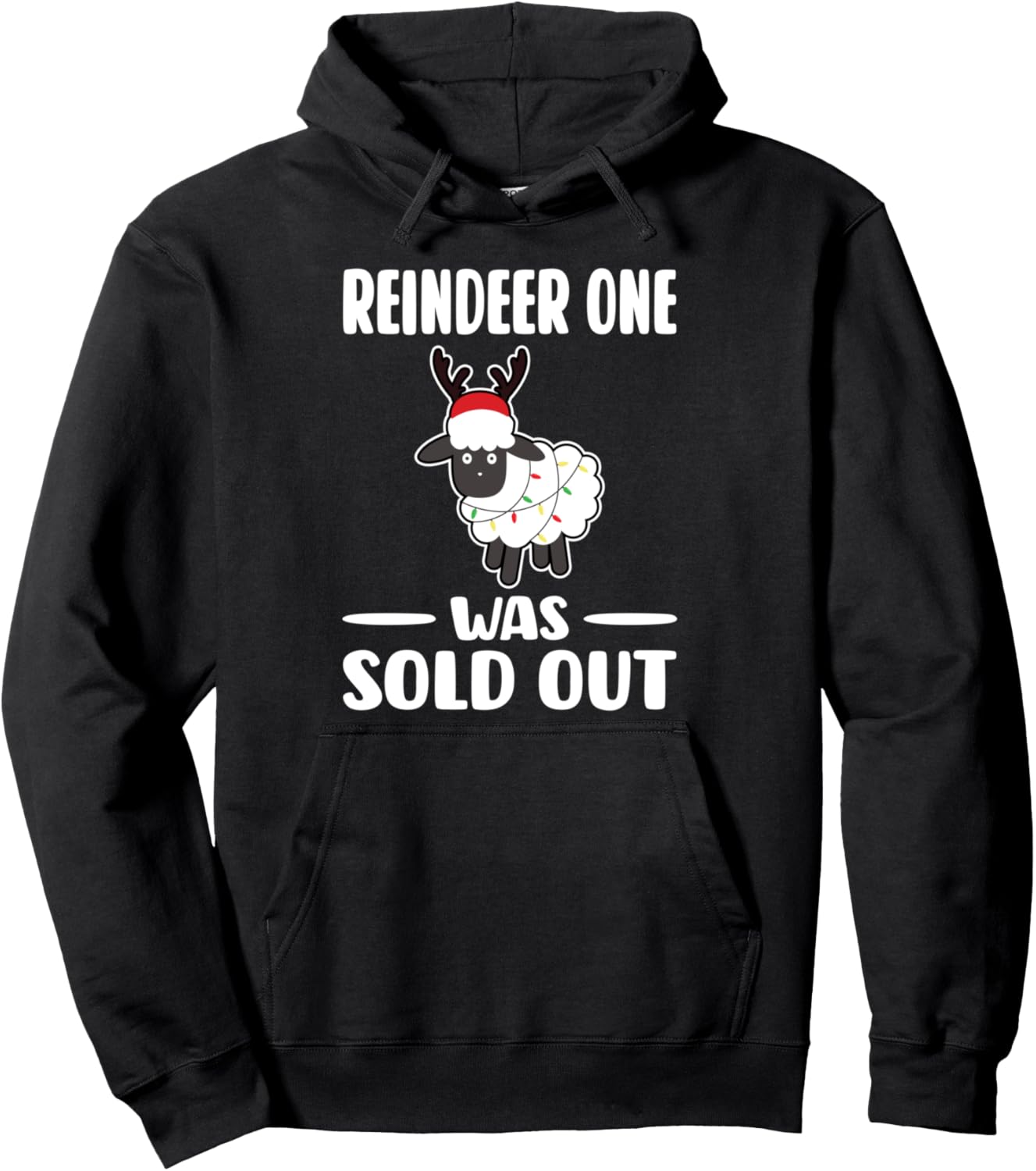 

Толстовка Reindeer One распродана. Рождественский олень Christmas & Santa Clous Gift, черный