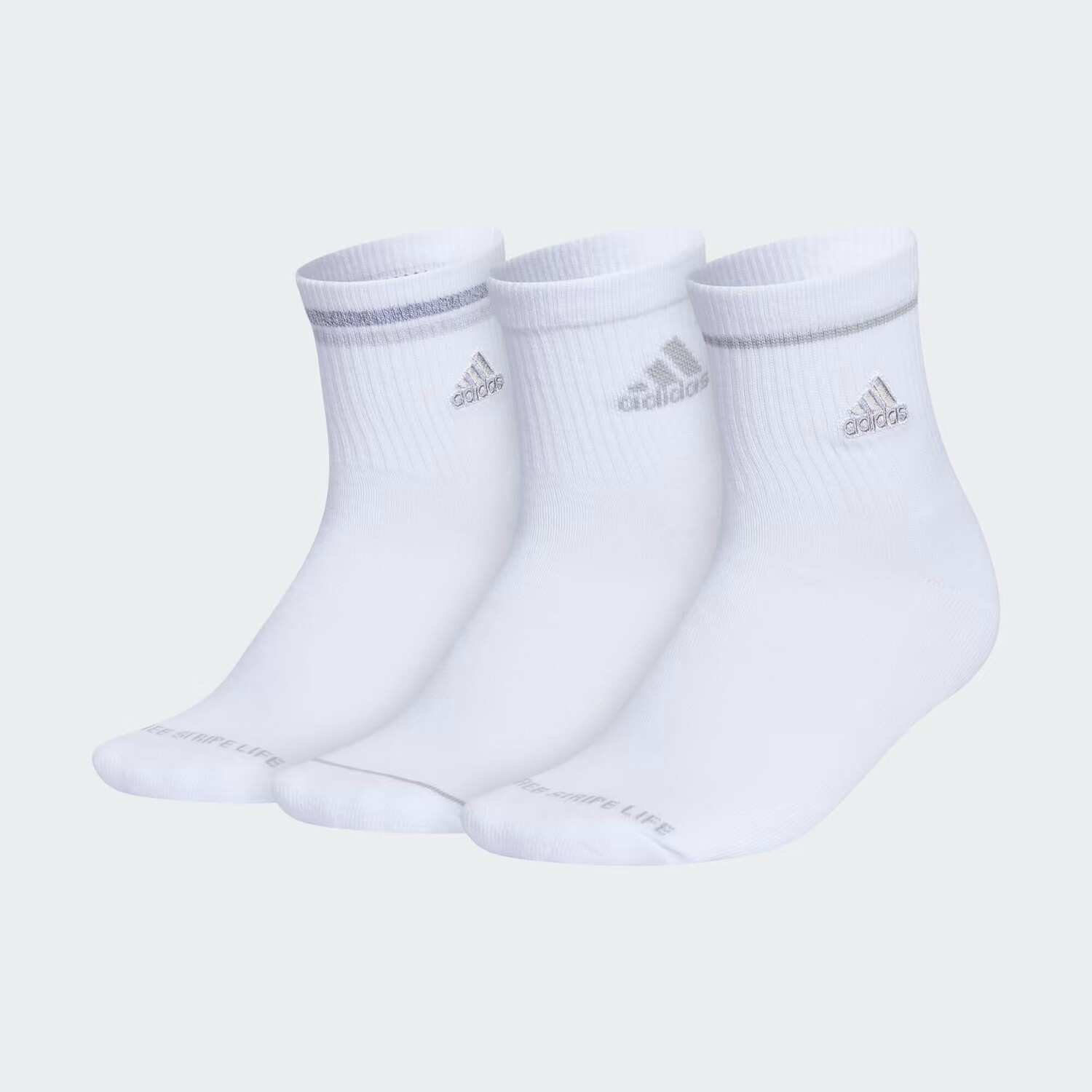 

Мягкие спортивные носки (3 шт.) Adidas, цвет White/Black