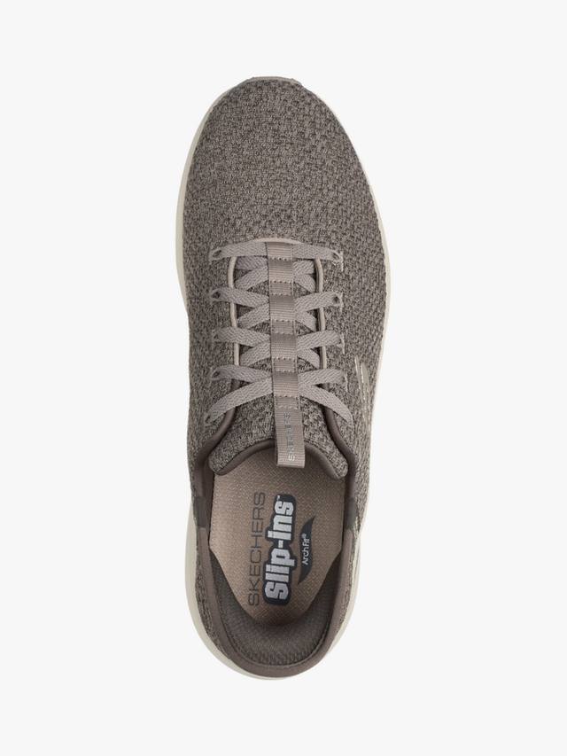 Кроссовки-слипоны arch fit 2.0 look ahead Skechers, серо-коричневый — фото 4